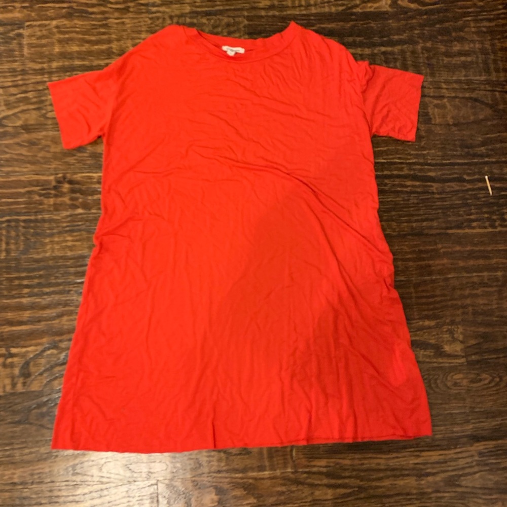 Red T-Shirt Dress